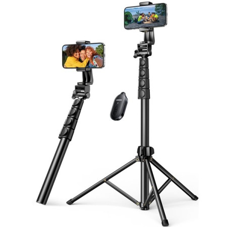 Ugreen Tripod Remote Control LP680 Selfie Stick με Bluetooth Μαύρο 15609