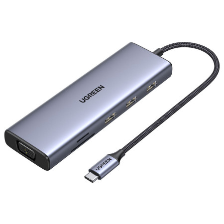 Type-C Docking Station Ugreen CM498 15600 - 9 in 1, με HDMI, 4K, PD 15600