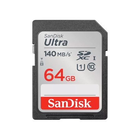 Sandisk Ultra SDXC UHS-I 64GB (SDSDUNB-064G-GN6IN)