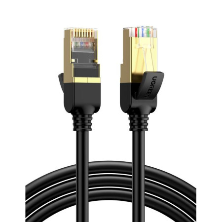 Ugreen NW107 S/FTP Cat.7 Καλώδιο Δικτύου Ethernet 1m Μαύρο 11268