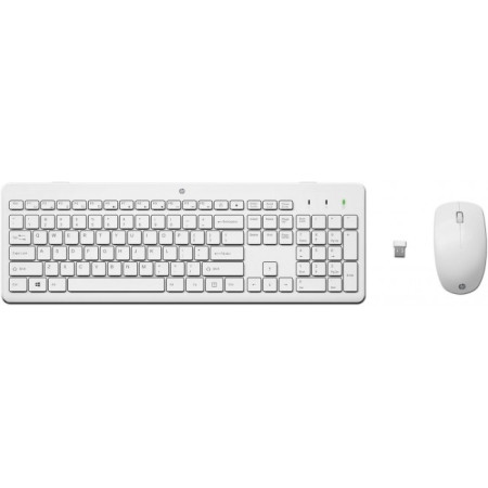 Πληκτρολόγιο-Ποντίκι HP 230 Wireless White 3L1F0AA US
