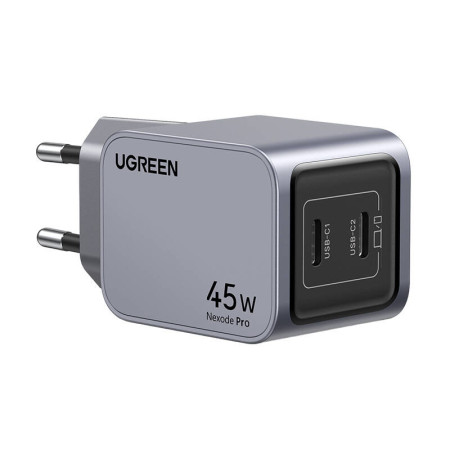 Ugreen Φορτιστής Τοίχου X703 Nexode Pro 30W USB-C GaN Fast Charger - Γκρι (35006)