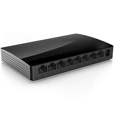 Tenda SG108 network switch Unmanaged Gigabit Ethernet (10/100/1000) μαύρο