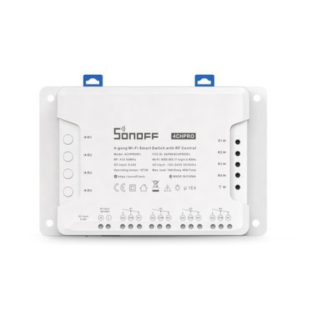Sonoff 4CH Pro R3 4-channel WiFi switch RF 433MHz (M0802010004)
