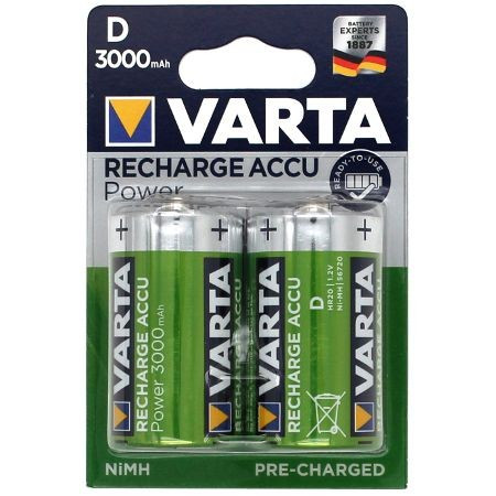 VARTA ΕΠΑΝΑΦΟΡΤΙΖΟΜΕΝΗ 3000MAH ΣΥΣΚ.2 D