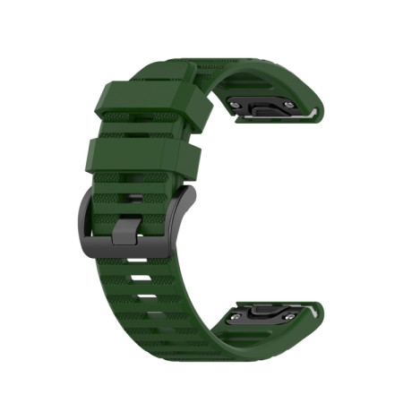 Λουράκι Σιλικόνης Γιά Garmin Fenix 6 22mm Χρώμα ARMY GREEN