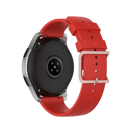 For Samsung Galaxy Watch3 45mm / Galaxy Watch 46mm 22mm Dot Texture Wrist Strap(Red)