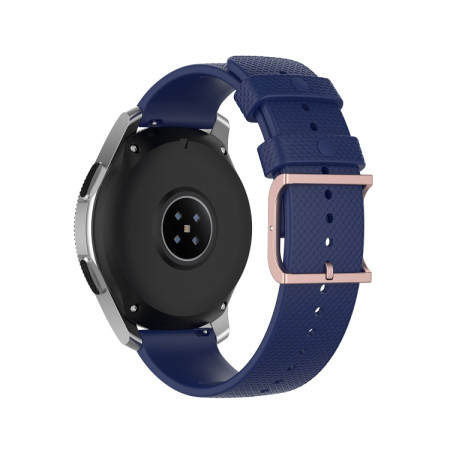 For Samsung Galaxy Watch3 45mm / Galaxy Watch 46mm 22mm Dot Texture Wrist Strap(Midnight Blue)
