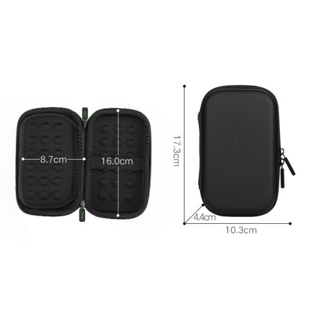 Θήκη μεταφοράς σκληρού δίσκου Ugreen HDD 16.5 x 9.5 x 4.5 cm black (40707)