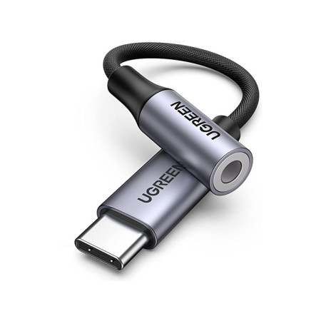 Ugreen Μετατροπέας USB-C male σε 3.5mm female Γκρι (80154)