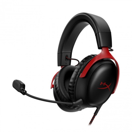 HyperX Cloud III - Gaming Headset (Black/Red) 727A9AA