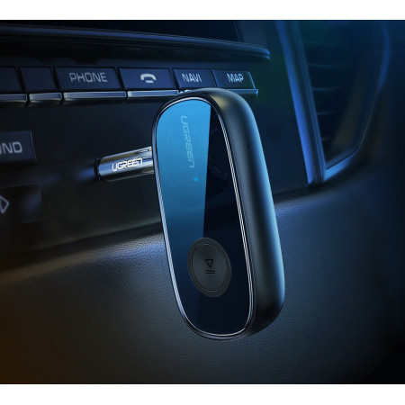 Ugreen Ασύρματος Δέκτης Bluetooth 5.0 AUX 3,5mm Car Adapter - Μαύρο (70304)
