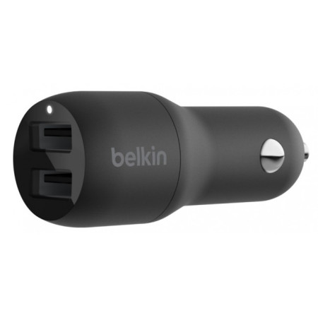 Belkin CCB001btBK Dual USB-A Car Charger 24WΜαύρο