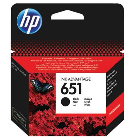 HP 651 Μελάνι Εκτυπωτή InkJet Μαύρο (C2P10AE)