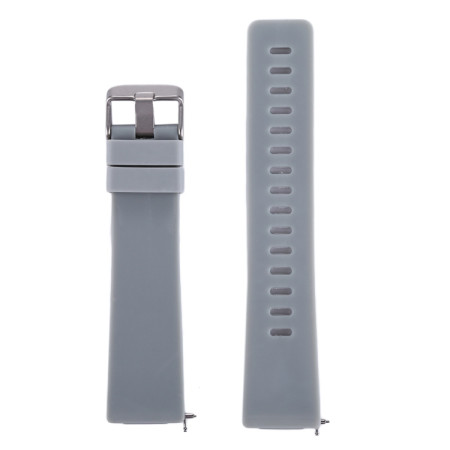 For Fitbit Versa / Versa 2 Simple Fashion Silicone Watch Band(Grey)