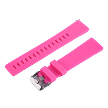 For Fitbit Versa / Versa 2 Simple Fashion Silicone Watch Band(φούξια)