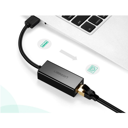 UGREEN Gigabit Ethernet External Adapter USB 3.0 (gray) 50922