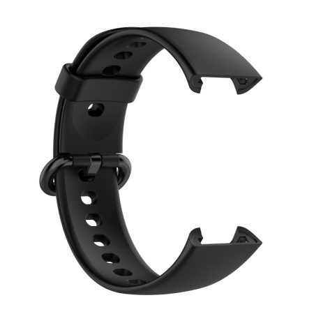 For Xiaomi Redmi Watch 2 Solid Color Silicone Strap Watch Band(Black)