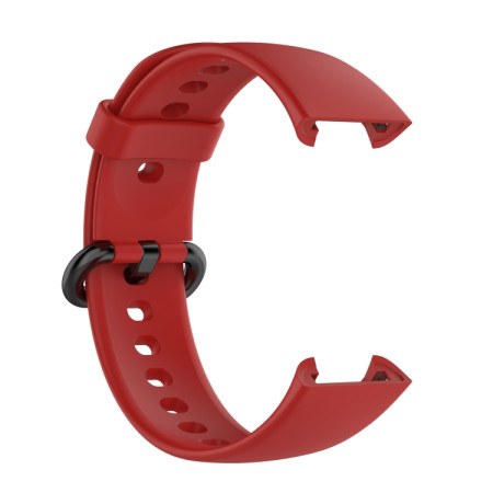 For Xiaomi Redmi Watch 2 Solid Color Silicone Strap Watch Band(Red) 