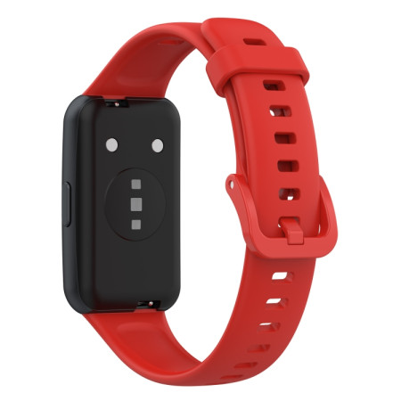 For Huawei Band 7 Silicone Watch Band(Red)