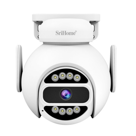 IP Κάμερα Παρακολούθησης Srihome SH047 - 4MP - 2560×1440 - Εσωτερικού/Εξωτερικού - Λευκή SH047