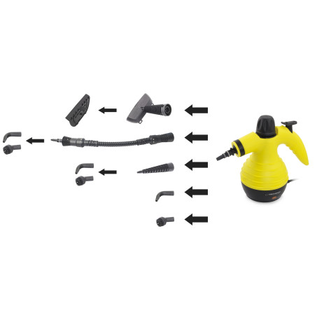 Esperanza EHS001 Steam cleaner 0.35L Black, Yellow 900W 