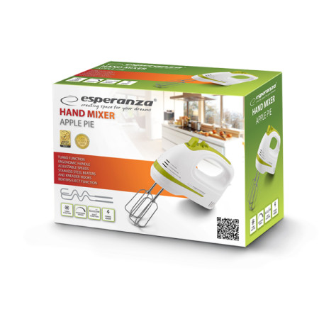 Esperanza Apple Pie EKM011 Μίξερ Χειρός 400W Πράσινο
