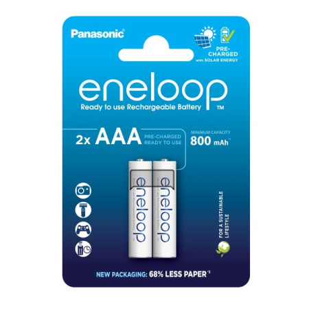 ΜΠΑΤΑΡΙΕΣ PANASONIC (Eneloop) BK-4MCDE AAA 800mAh BL2