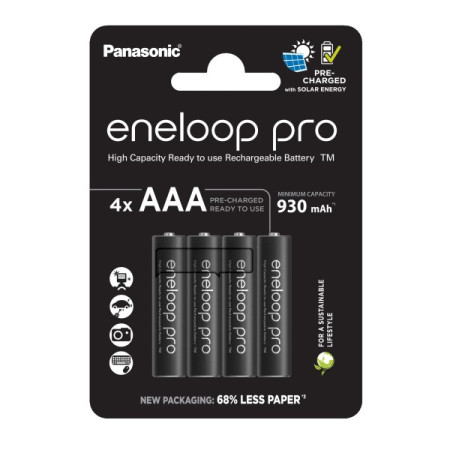 PANASONIC (Eneloop) Pro BK-4HCDE AAA 930mAh BL4
