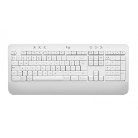 Logitech Signature K650 Ασύρματο Bluetooth Πληκτρολόγιο Αγγλικό US Off-White