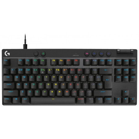 Πληκτρολόγιο Gaming Logitech G Pro X TKL Rapid Black 920-013233 Αγγλικά US