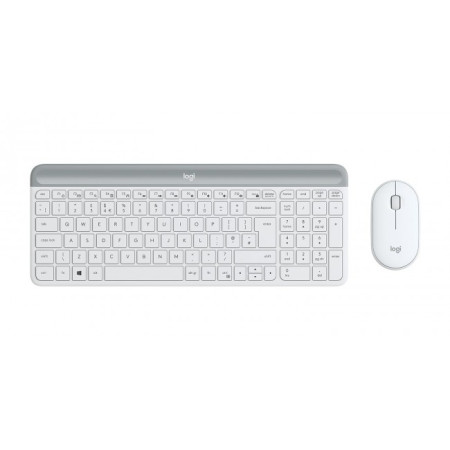 Logitech MK470 Slim Wireless Desktop Set White 920-009205