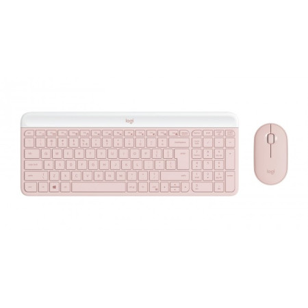 Logitech Keyboard/Mouse Wireless MK470 Rose (920-011322)