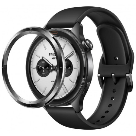 Xiaomi Watch S4 Aluminium 47mm Αδιάβροχο με Παλμογράφο (Μαύρο)