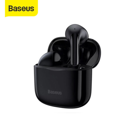 Baseus Bowie E3 Earbud Bluetooth Handsfree Ακουστικά με Θήκη Φόρτισης Μαύρα (NGTW080001)