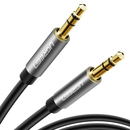 Ugreen Καλώδιο TRRS 3.5mm male - 3.5mm male Μαύρο 2m (AV183) 20782