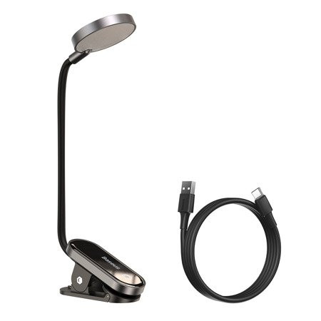Φωτιστικό Baseus (DGRAD-0G) Comfort Reading Mini Clip Lamp (dark gray)