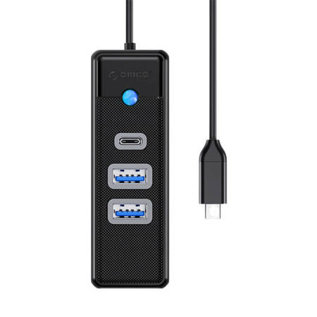 Orico Adapter USB 3.0 Hub 3 Θυρών με σύνδεση USB-C (PWC2U-C3-015-BK-EP) 
