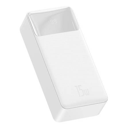 Baseus Bipow Overseas Edition Power Bank 30000mAh 15W με 2 Θύρες USB-A και Θύρα USB-C Λευκό (PPBD050202) 