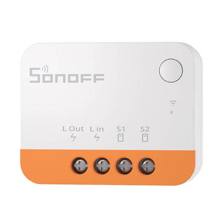 Sonoff ZBMINI-L2 Smart Ενδιάμεσος Διακόπτης με Σύνδεση ZigBee σε Λευκό Χρώμα