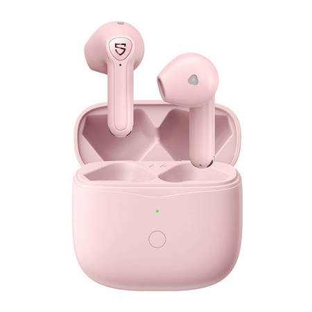 SoundPEATS Air3 In-ear Bluetooth Handsfree Ακουστικά με Αντοχή στον Ιδρώτα και Θήκη Φόρτισης Ροζ