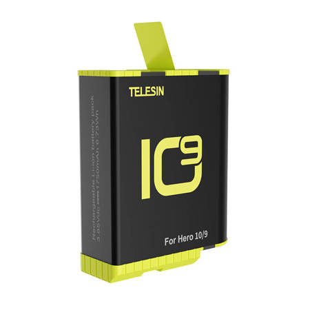 Telesin μπαταρία GoPro Hero 10 / Hero 9 Χωρητικότητας 1.750mAh