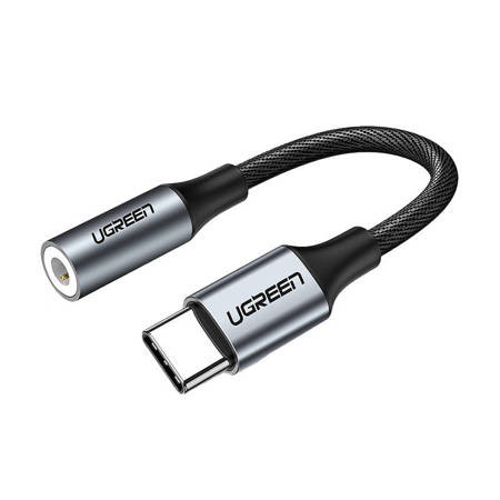 Ugreen Μετατροπέας USB-C male σε 3.5mm female Γκρι (30632)