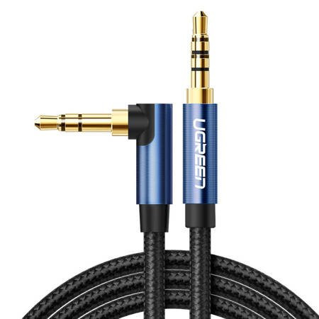 Ugreen Καλώδιο TRRS 3.5mm male - 3.5mm male Μαύρο 1m (60179)