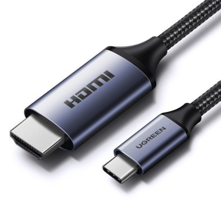 Ugreen CM565 HDMI 2.1 Cable HDMI male - USB-C male 1.5m Γκρι 90451