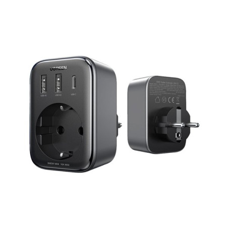 Socket 4 in1 GaN UGREEN CD314 black 90613