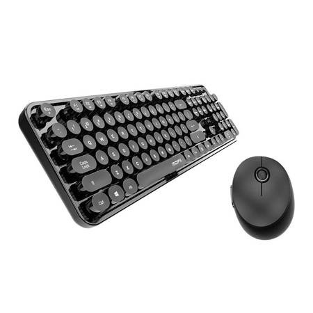 Wireless keyboard + mouse set MOFII Sweet 2.4G SMK-623387AG (black) Αγγλικό