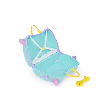 Trunki Una Unicorn Παιδική Βαλίτσα με ύψος 31cm 0287 σε Πράσινο χρώμα