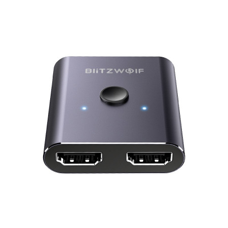 Switch Box BlitzWolf BW-HDC2, HDMI 2x1, 4K (grey) BW-HDC2