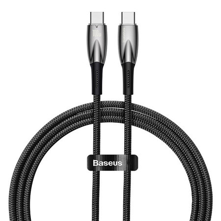 Baseus USB-C cable for USB-C Glimmer Series, 100W, 1m (Black) CADH000701